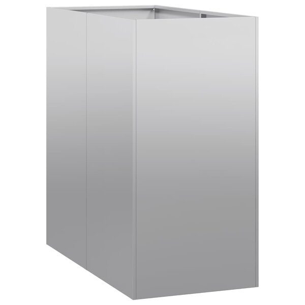 vidaXL Jardinière 40x80x80 cm acier galvanisé