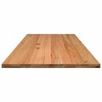 vidaXL Dessus de bureau marron clair bois chêne massif rectangulaire