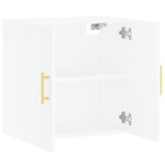 vidaXL Armoire murale blanc 60x31x60 cm bois d'ingénierie