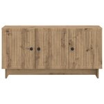 vidaXL Meuble TV 99 x 34 5 x 50 cm Chêne artisanal Bois d'ingénierie