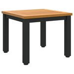 vidaXL Table d'appoint de jardin 45x45x38 cm en bois d'acacia massif