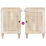 vidaXL Cabinet de salle de bain Montage mural Blanc 38 x 33.5 x 160 cm