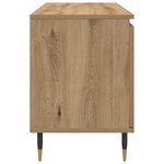 vidaXL Meuble TV Chêne artisanal 104 x 35 x 50 cm Bois d'ingénierie