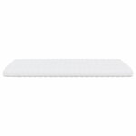 vidaXL Matelas en mousse blanc 140x190 cm 7 zones dureté 20 ILD