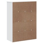 vidaXL Dessus pour buffet VIKEN blanc bois d'ingénierie