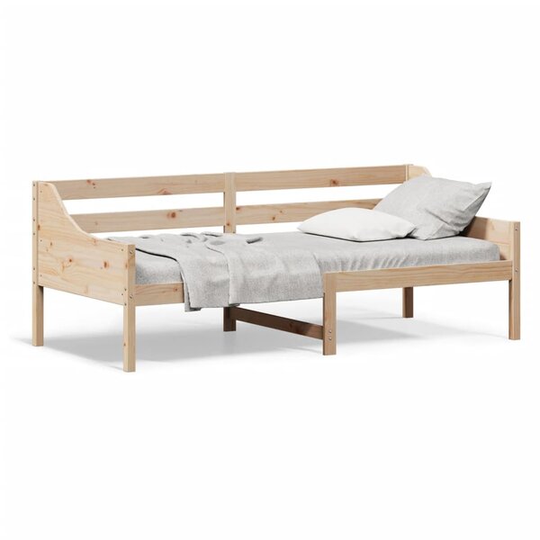 vidaXL Lit de jour sans matelas 100x200 cm bois de pin massif