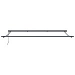 vidaXL Auvent Rétractable Crème 400x300 cm tissu