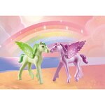 PLAYMOBIL 71363 - Princesse et poulains ailés - Princesse Magic