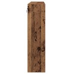 vidaXL Meuble Vitrine en Bois Ancien 100x15x58 cm en Bois d'ingénierie
