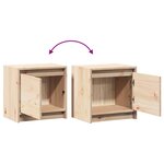 vidaXL Table de chevet 40x30 5x40 cm bois de pin massif