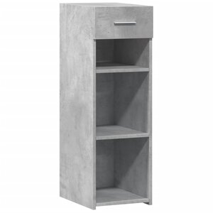 vidaXL Buffet gris béton 30x42 5x93 cm bois d'ingénierie