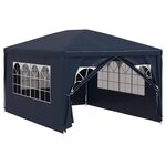 vidaXL Tente de réception 3x4 m Bleu