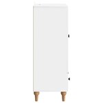 vidaXL Buffet Blanc 66 x 34 5 x 95 cm Bois d'ingénierie