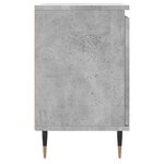 vidaXL Tables de chevet 2 Pièces gris béton 40x30x50 cm bois d'ingénierie