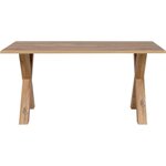 Table à manger seule MANZANO - Rectangulaire - chêne Flagstaff - 8 personnes - 160 x 75 x 90 cm