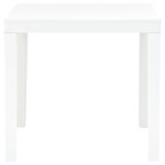 Table de jardin avec 2 bancs plastique blanc 02_0018689