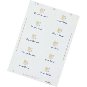Bristols pour badge - Planches A4 à imprimer - Boîte de 200 (paquet 200 unités)