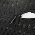 vidaXL Ensemble de Oreillers avec oreiller 2 Pièces Noir Maille 4D