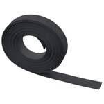 vidaXL Bordures de jardin 4 Pièces noir 10 m 10 cm polyéthylène