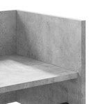 vidaXL Étagère murale gris béton 70 5x35x30 5 cm bois d'ingénierie