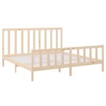 vidaXL Cadre de lit Bois de pin massif 200x200 cm