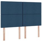 vidaXL Lit de Rangement Bleu 140 x 190 cm Cuir synthétique