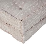 vidaXL Coussin 2 Pièces Marron 70 x 70 x 36 cm Polyester