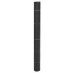 vidaXL Membrane anti-mauvaises herbes noir 1x150 m PP