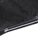 vidaXL Housse de balancelle 2Pièces 10 œillets 2 fermetures 255x145x170cm
