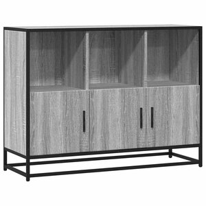 vidaXL Buffet sonoma gris 100x35x76 cm bois d'ingénierie