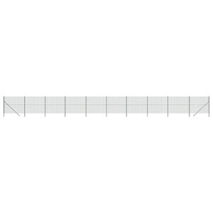 vidaXL Clôture en treillis métallique vert 2 2x25 m acier galvanisé