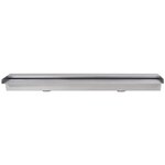 vidaXL Lame d'eau rectangulaire pour piscine Acier inoxydable 90 cm