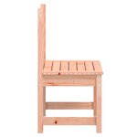 vidaXL Chaises de jardin lot de 2 50x48x91 5 cm bois massif de douglas