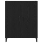 vidaXL Buffet chêne noir 69 5x34x90 cm bois d'ingénierie
