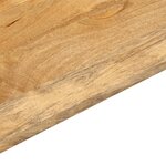 vidaXL Dessus de table 120x60x3 8cm rectangulaire bois massif manguier