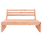 vidaXL Canapé central de jardin 120x80 cm bois massif douglas