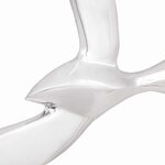 vidaXL Sauterelle 2 Pièces Argent Aluminium