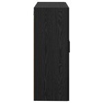 vidaXL Armoire Murale Montage mural 2 Pièces Chêne noir 69 5 x 34 x 90 cm