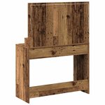 vidaXL Coiffeuse Bois ancien 100 x 41 x 135 cm Bois d'ingénierie