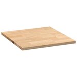 vidaXL Plan de travail de cuisine bois de chêne massif rectangulaire