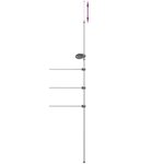 vidaXL Porte-serviette 47x280 cm aluminium