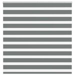 vidaXL Store zèbre gris foncé largeur du tissu 135 9 cm polyester