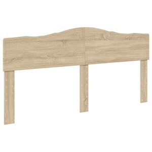 vidaXL Tête de lit Chêne Sonoma 200 cm Bois d'ingénierie