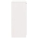 vidaXL Buffet Blanc 60x36x84 cm Bois de pin massif