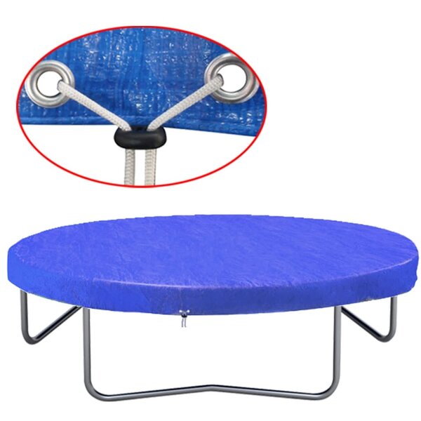 vidaXL Housse de trampoline PE 300 cm 90 g/m²