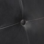 vidaXL Chaises à manger cantilever lot de 4 noir cuir véritable