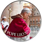 Pièce de monnaie en Argent 1 Dollar g 31.1 (1 oz) Millésime 2025 HABEMUS PAPAM