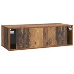 vidaXL Meuble TV mural Bois ancien 98 x 41 x 30 cm Bois d'ingénierie