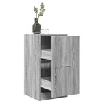 vidaXL Armoire apothicaire sonoma gris 40x41x77 5 cm bois d'ingénierie