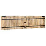 vidaXL Tête de lit 200 cm bois de manguier brut massif